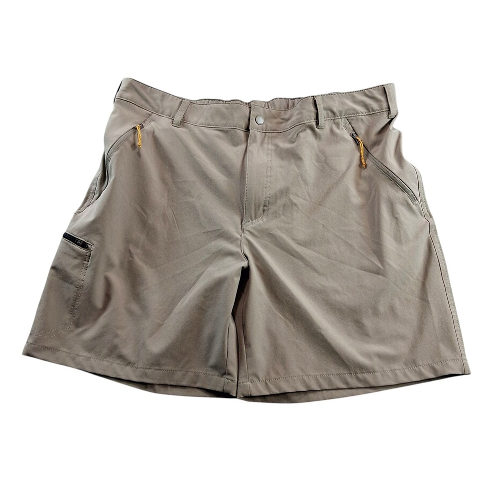 Columbia Shorts Mens 40/50 Tan Hiking Performance Stretch XO0916 Pocketed